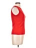 Ann Taylor Red Sleeveless T-Shirt Size M - photo 4