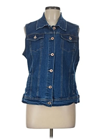 Live A Little Denim Vest (view 1)