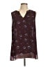 CAbi 100% Polyester Brown Sleeveless Blouse Size L - photo 1