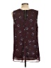 CAbi 100% Polyester Brown Sleeveless Blouse Size L - photo 2