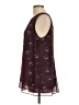 CAbi 100% Polyester Brown Sleeveless Blouse Size L - photo 5
