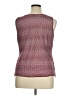 Worthington 100% Polyester Red Sleeveless Blouse Size XL - photo 2