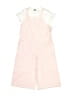 Old Navy 100% Cotton Pink Overalls Size 3T - photo 1