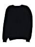 Lands' End 100% Cotton Solid Black Pullover Sweater Size 15 - 16 - photo 2