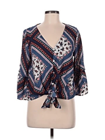 Altar'd State 3/4 Sleeve Blouse (view 1)