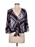 Altar'd State Blue 3/4 Sleeve Blouse Size M - photo 1