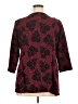 Notations Burgundy 3/4 Sleeve Blouse Size 1X - photo 2