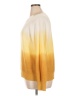 Ann Taylor LOFT 100% Cotton Color Block Yellow Pullover Sweater Size XL - photo 5