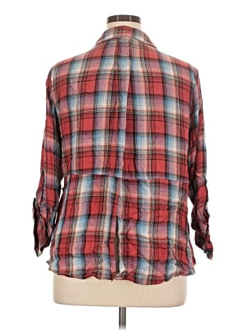 Zac & Rachel 3/4 Sleeve Button-Down Shirt (view 2)