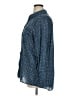 MICHAEL Michael Kors 100% Cotton Polka Dots Blue 3/4 Sleeve Button-Down Shirt Size XL - photo 5
