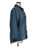 MICHAEL Michael Kors 100% Cotton Polka Dots Blue 3/4 Sleeve Button-Down Shirt Size XL - photo 4