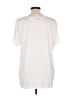 Bob Mackie 100% Polyester Metallic Silver Short Sleeve T-Shirt Size L - photo 2