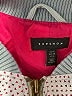 Topshop 100% Polyester Graphic Blue Jacket Size 6 - photo 3