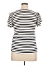 Green Envelope Ivory Short Sleeve Top Size XL - photo 2