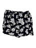Ellos 100% Rayon Floral Black Shorts Size 16 - photo 1