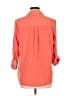 Talbots 100% Polyester Orange 3/4 Sleeve Blouse Size L (petite) - photo 2