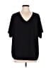 Entro Black Short Sleeve Top Size L - photo 1