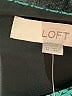 Ann Taylor LOFT 100% Polyester Solid Teal Casual Dress Size 12 - photo 7