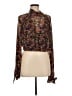 Free People Black Long Sleeve Blouse Size M - photo 1