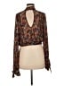 Free People Black Long Sleeve Blouse Size M - photo 2