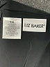 Liz Baker 100% Polyester Black Long Sleeve Blouse Size 14 - photo 7