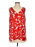 Ann Taylor 100% Polyester Red Sleeveless Blouse Size S - photo 1