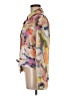 Alexis 100% Polyester Print Orange Long Sleeve Blouse Size M - photo 5