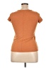 Max Studio Orange Short Sleeve T-Shirt Size XL - photo 2