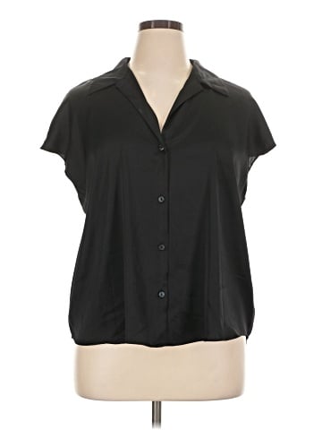 Worthington Short Sleeve Blouse (view 1)