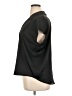 Worthington 100% Polyester Black Short Sleeve Blouse Size XL - photo 5