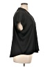 Worthington 100% Polyester Black Short Sleeve Blouse Size XL - photo 4