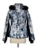 Obermeyer Print Blue Snow Jacket Size 6 - photo 1