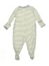 Hanna Andersson Stripes Green Long Sleeve Onesie Size 3-6 mo - photo 2