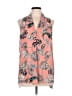 Spense 100% Polyester Pink Sleeveless Blouse Size L - photo 1