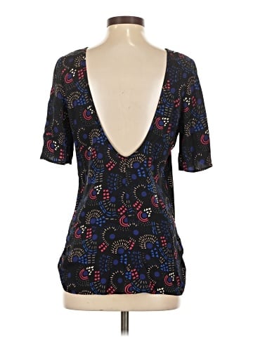 Tucker Short Sleeve Silk Top (view 2)
