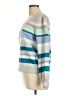 Ann Taylor LOFT Stripes Gray Pullover Sweater Size L - photo 5