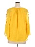 Jennifer Lopez 100% Polyester Yellow 3/4 Sleeve Blouse Size 1X - photo 2