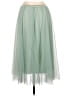 Miss Sparkling Solid Green Formal Skirt Size L - photo 2
