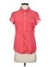 Guess Pink Short Sleeve Blouse Size S - photo 1