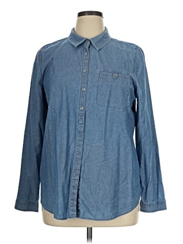 J.Jill Long Sleeve Button-Down Shirt (view 1)