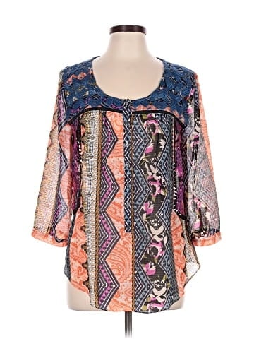 Vanessa Virginia 3/4 Sleeve Blouse (view 1)
