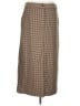 CAbi Houndstooth Brown Casual Skirt Size 12 - photo 1