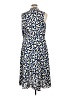 Anne Klein 100% Polyester Print Blue Casual Dress Size XL - photo 2