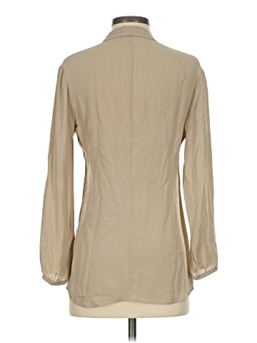 Theory 3/4 Sleeve Silk Top (view 2)