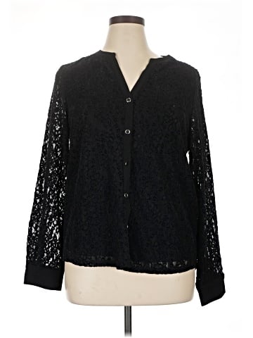 Cable & Gauge Long Sleeve Blouse (view 1)