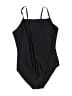 Old Navy Solid Black One Piece Swimsuit Size XL - photo 1