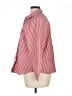 Chico's Stripes Red Long Sleeve Button-Down Shirt Size XL (3) - photo 5
