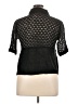 52 Weekends Black Short Sleeve Blouse Size 1X - photo 2