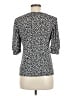 CeCe Black 3/4 Sleeve T-Shirt Size M - photo 2