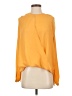 DRA 100% Polyester Yellow Long Sleeve Blouse Size XS - photo 1